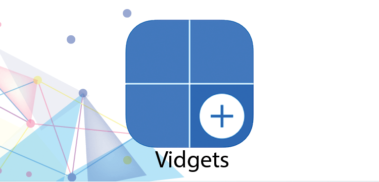 تطبيق Vidgets ويدجت الطقس والرام والبطارية للايفون
