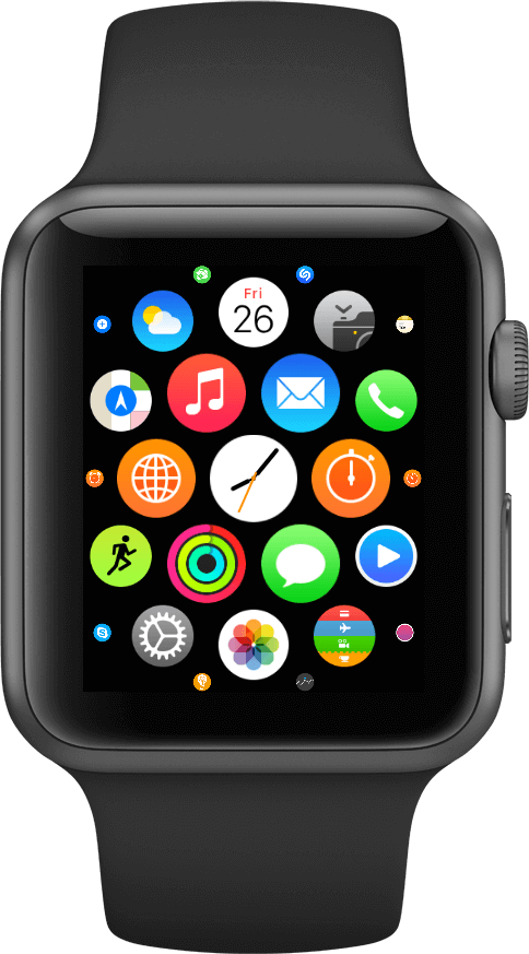 Apple Watch Main Menue