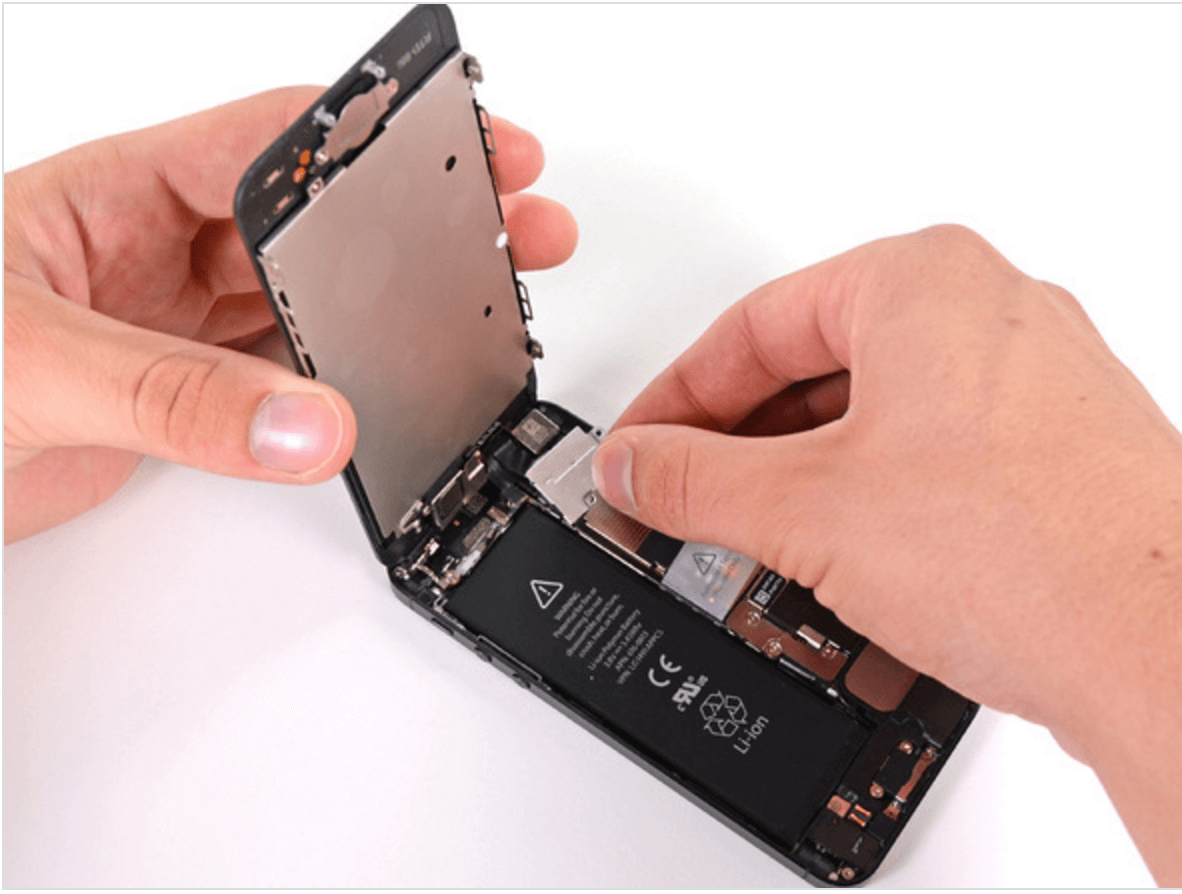 Remove the front panel assembly cable bracket from the logic board