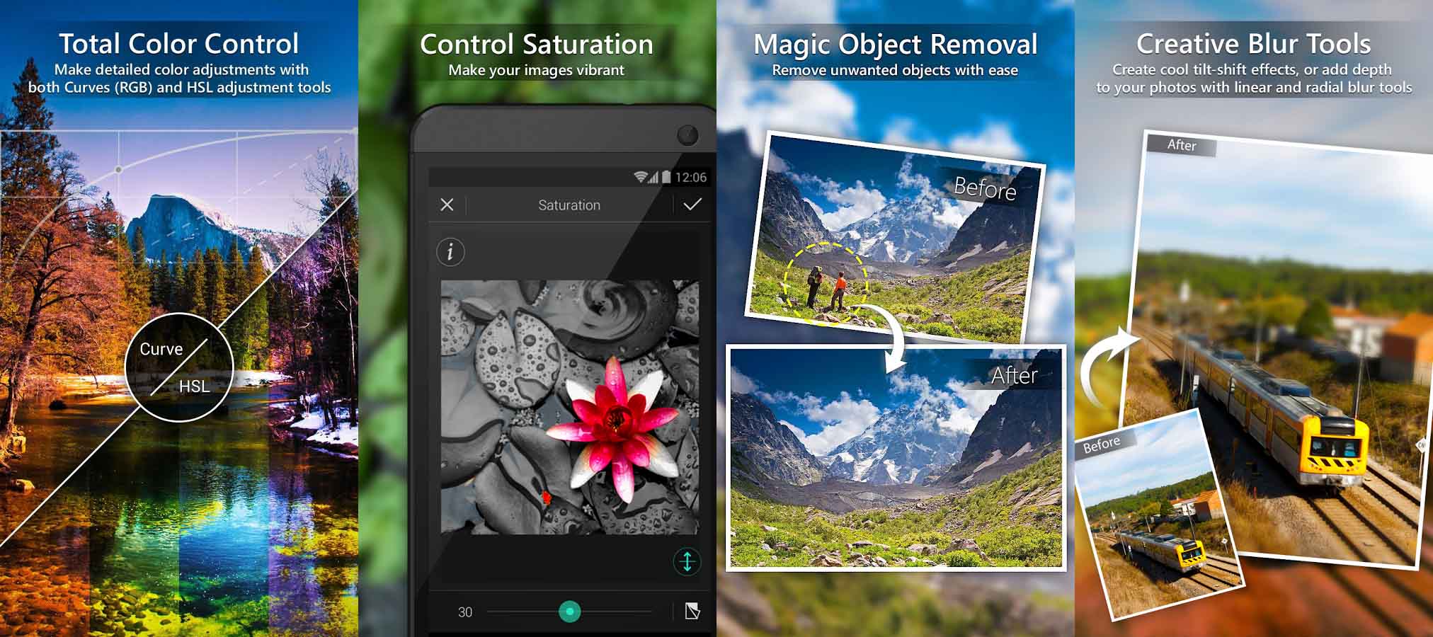 تطبيق PhotoDirector Photo Editor App تعديل الصور للاندرويد