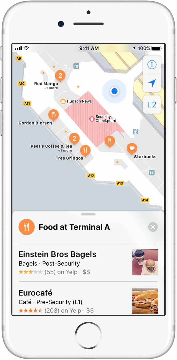 Maps iOS 11