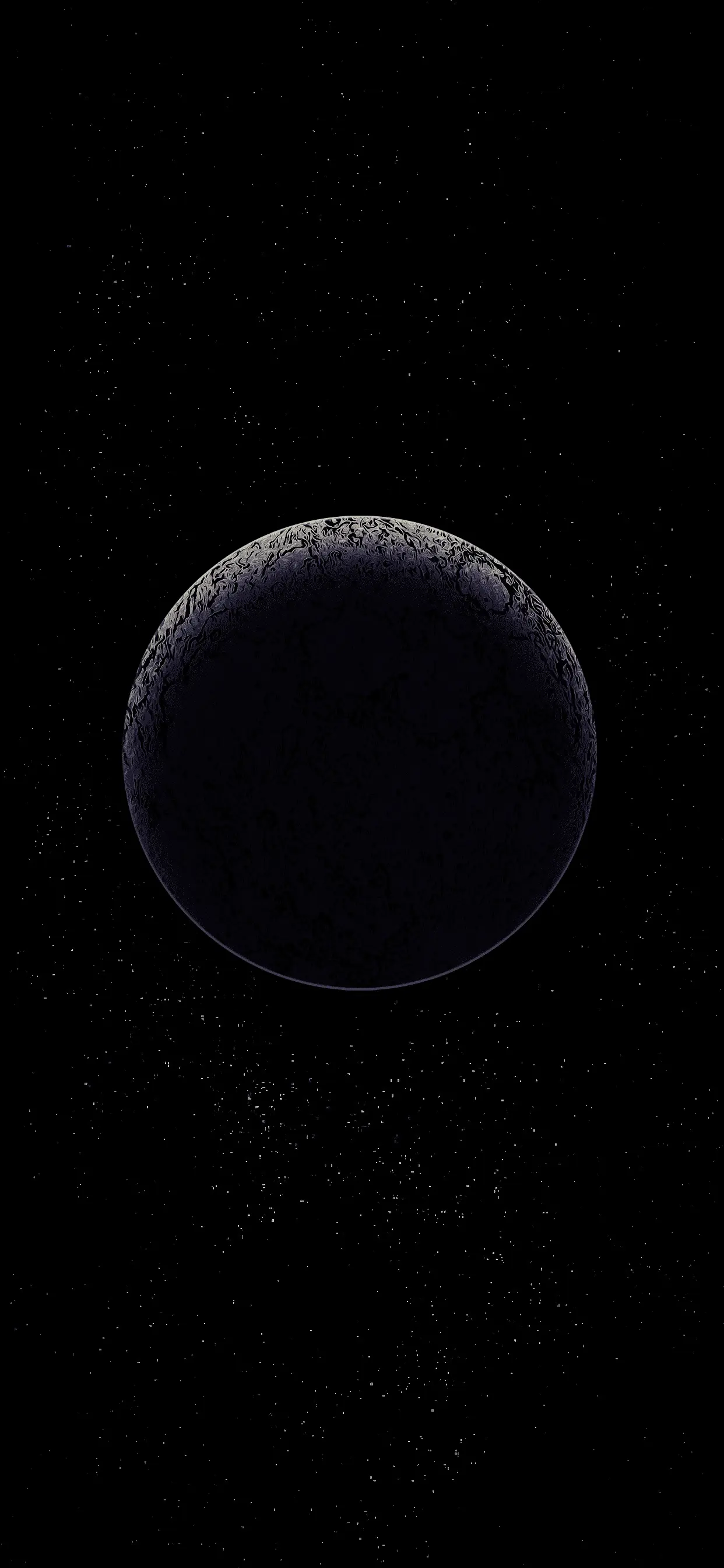 القمر المزخرف خلفية ايفون اكس