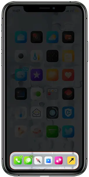 اداة تصغير الدوك للجلبريك iOS 13.5